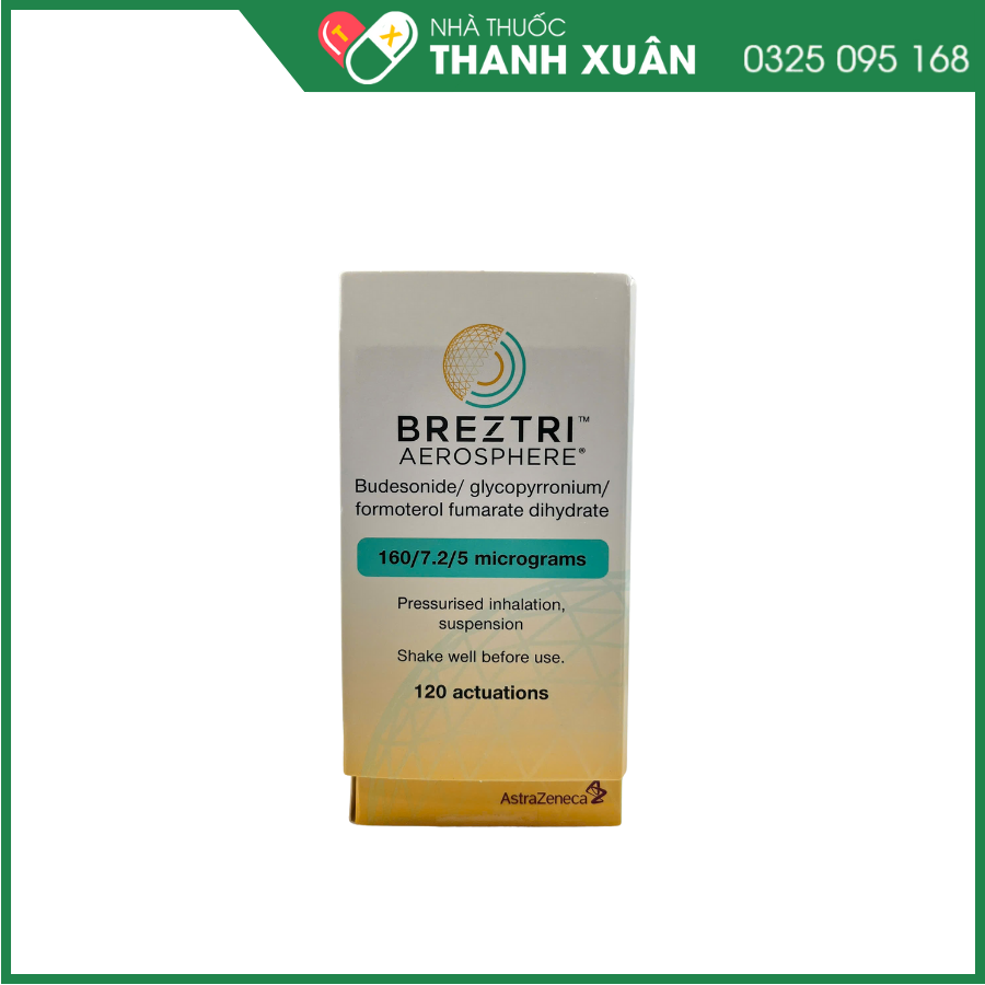 BREZTRI AEROSPHERE điều trị duy trì bệnh phổi tắc nghẽn mạn tính (COPD)