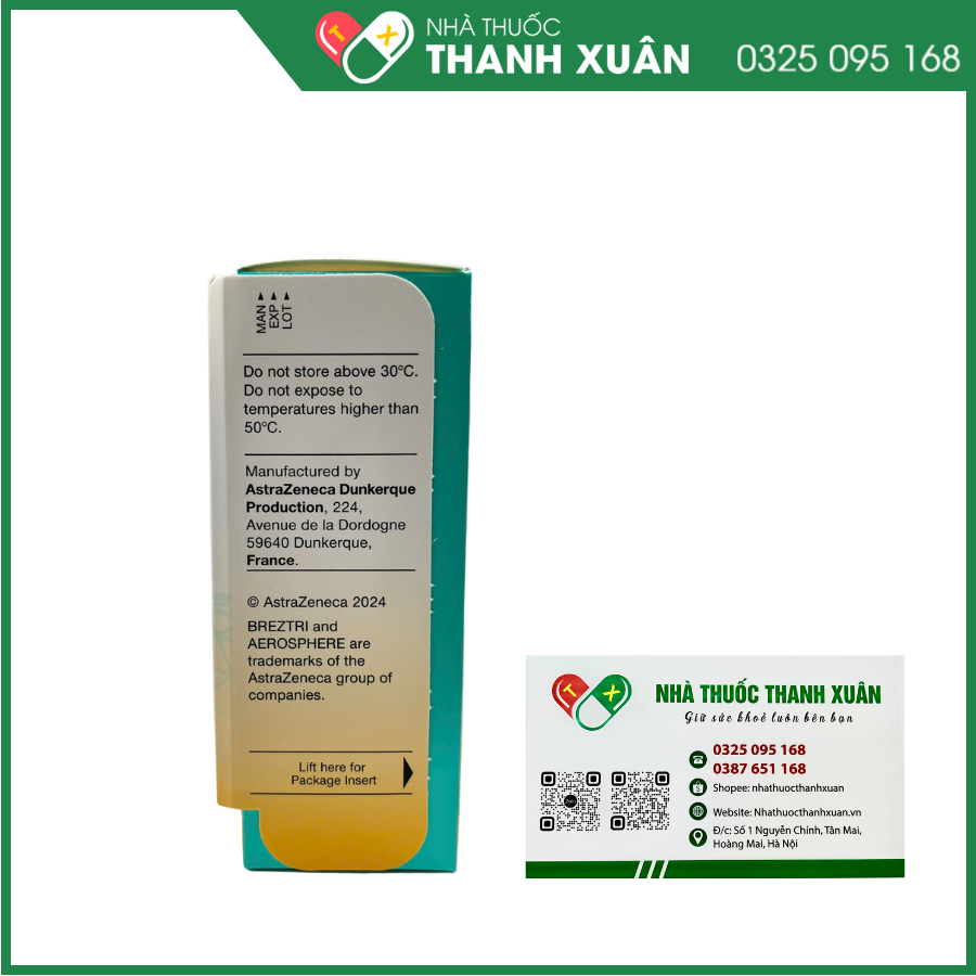 BREZTRI AEROSPHERE điều trị duy trì bệnh phổi tắc nghẽn mạn tính (COPD)
