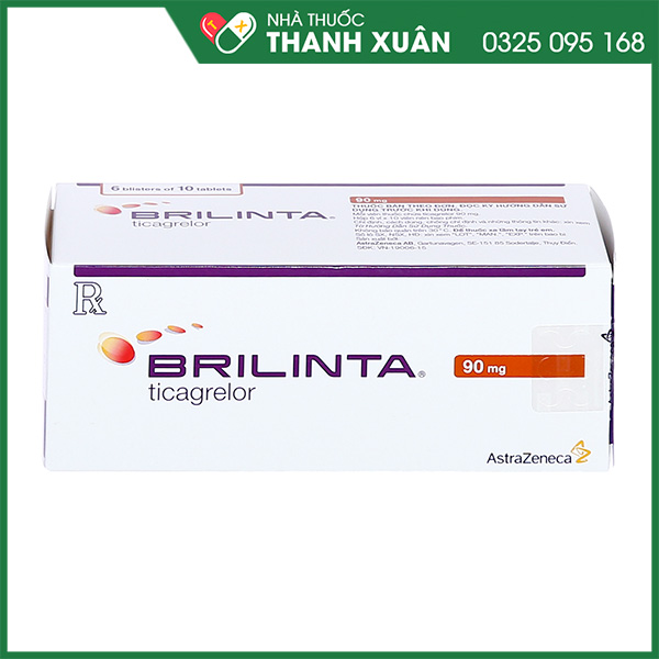 Brilinta 90mg - Thuốc chống đông và phòng ngừa huyết khối