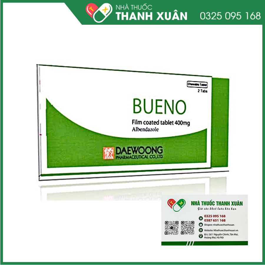 Thuốc Bueno điều trị giun sán, kí sinh trùng