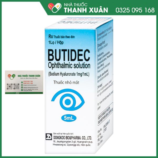 Butidec - Giúp giảm triệu chứng khô mắt