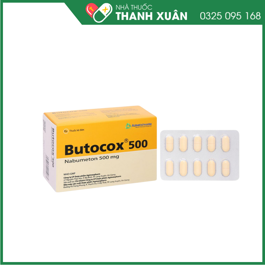 Butocox điều trị viêm và đau do viêm khớp dạng thấp và viêm xương khớp