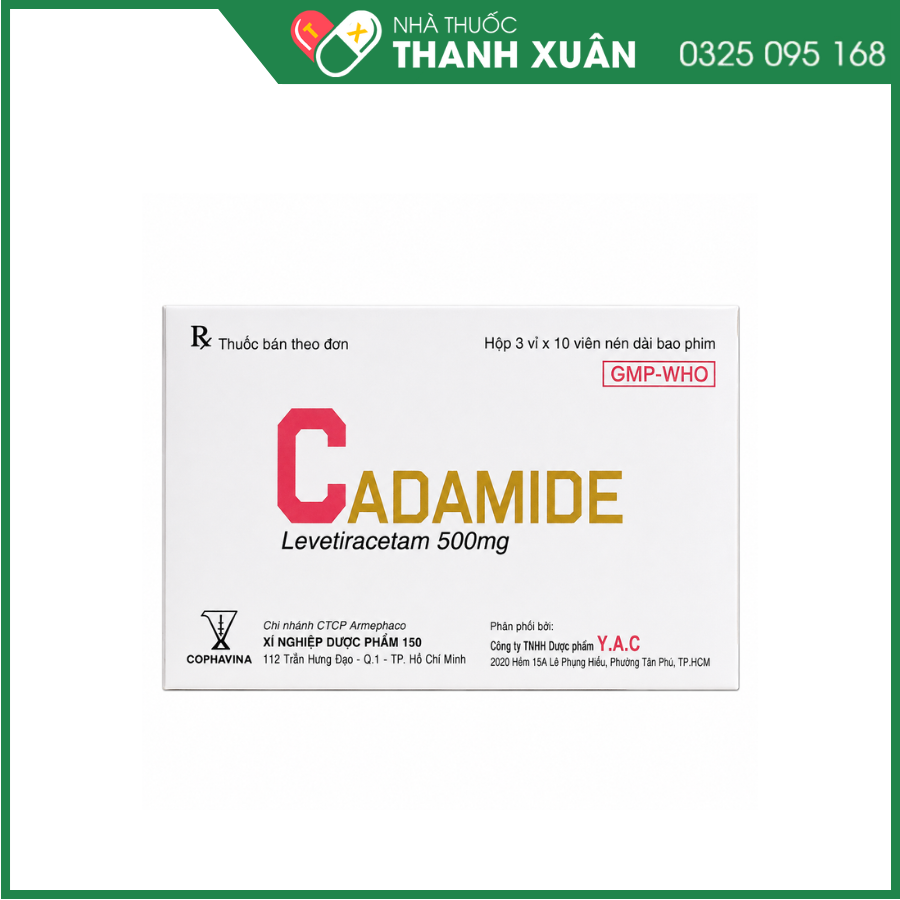 Thuốc chống động kinh Cadamide