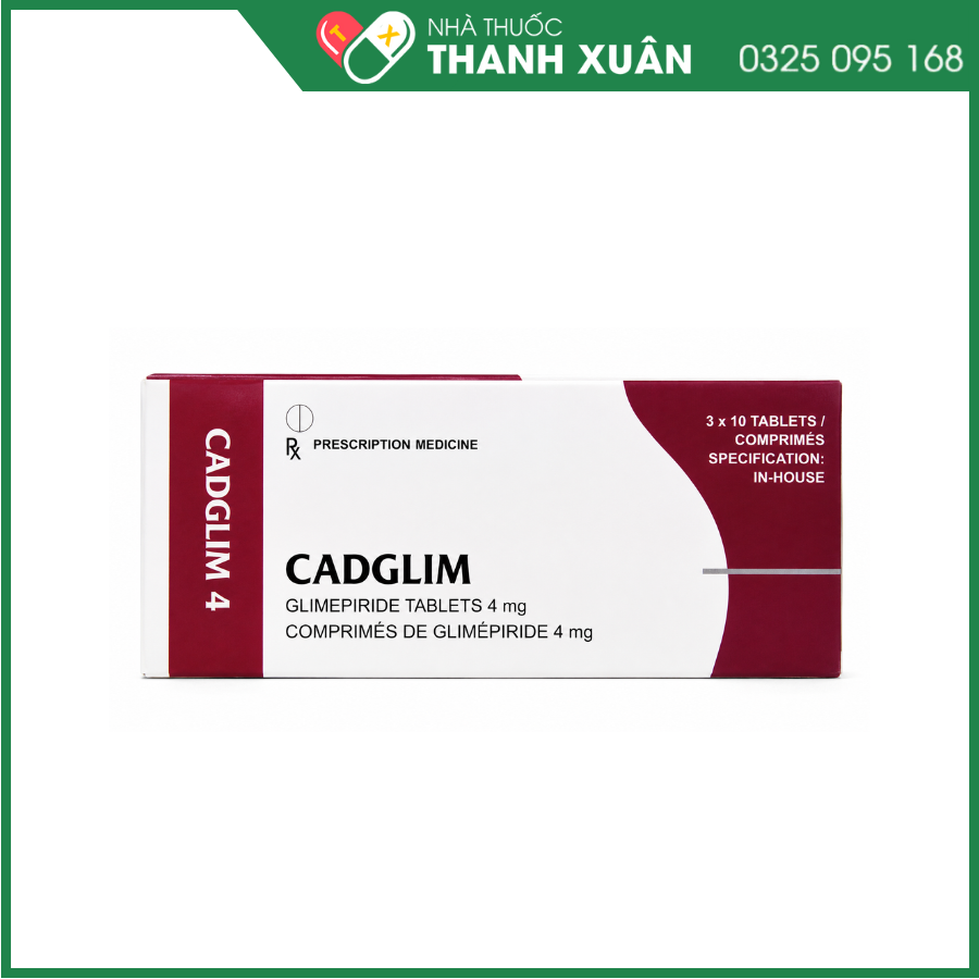 Thuốc Cadglim 2 điều trị bệnh tiểu đường