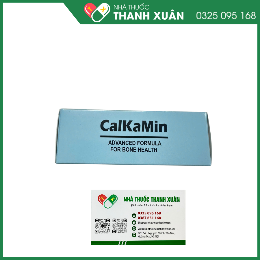 CalKaMin giúp bổ sung Canxi, Vitamin K2D3 cho cơ thể