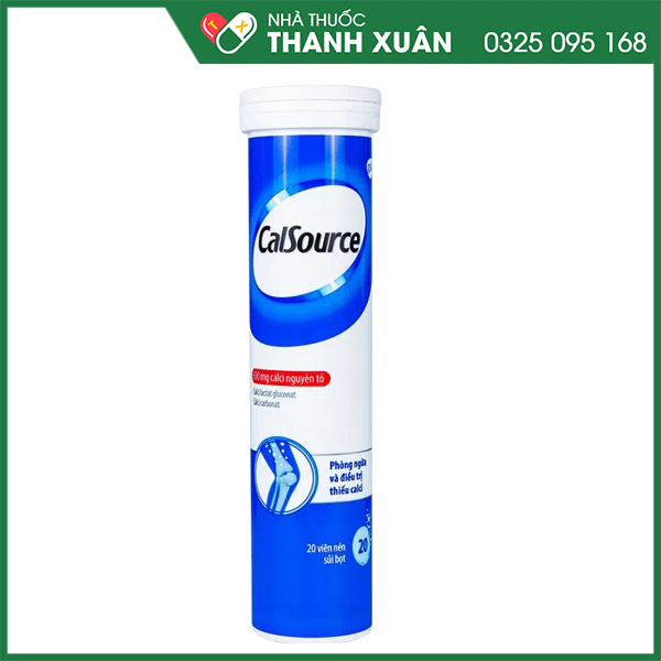 Viên nén sủi bọt CalSource bổ sung canxi