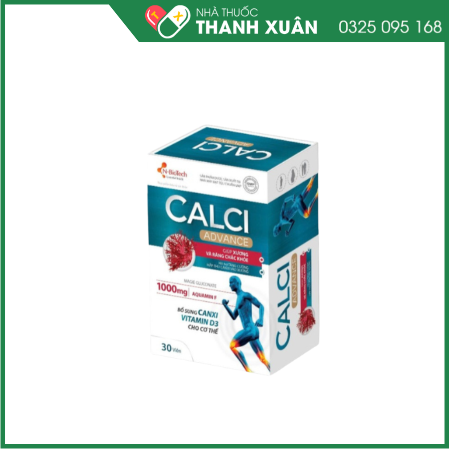 Calci Advance bổ sung Canxi, Vitamin D3 cho cơ thể