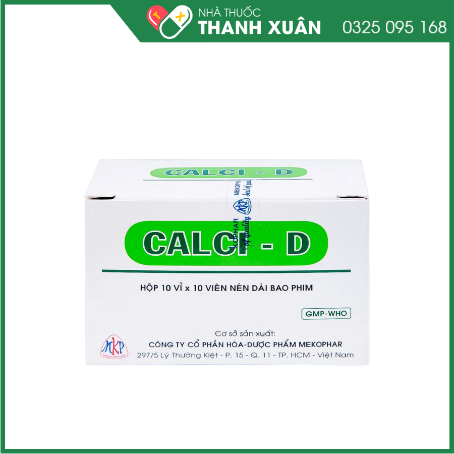 Thuốc Calci - D Mekophar giúp bổ sung calci
