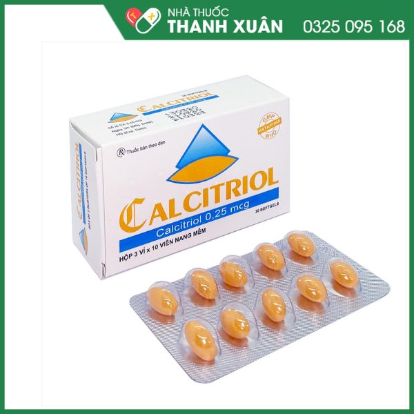 Calcitriol điều trị loãng xương mãn kinh