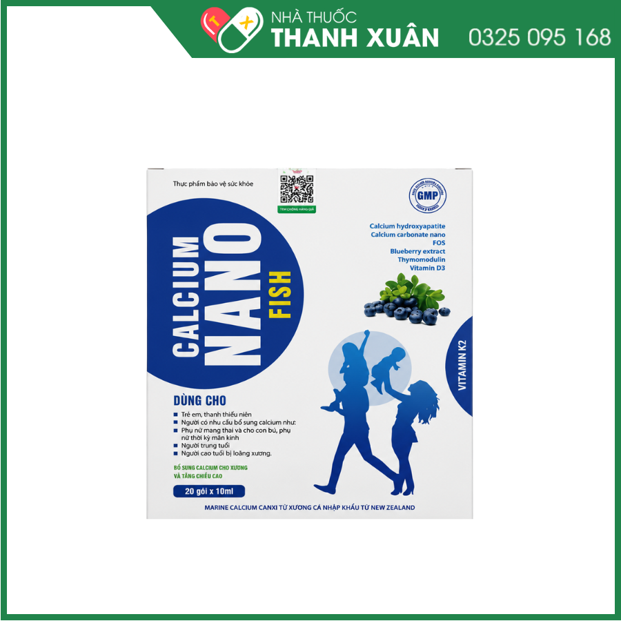 Calcium Nano Fish thực phẩm bổ sung canxi