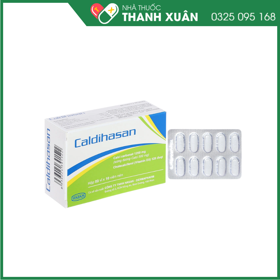 Caldihasan phòng và điều trị loãng xương ở người lớn, còi xương ở trẻ em