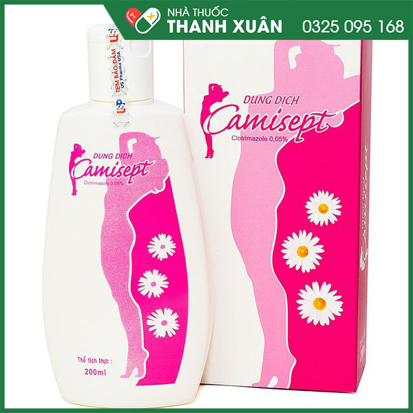 Dung dịch vệ sinh phòng bệnh phụ khoa Camisept 200ml