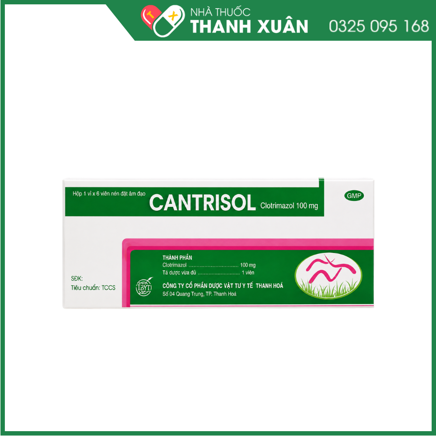 Cantrisol điều trị bệnh nấm Candida ở âm hộ, âm đạo