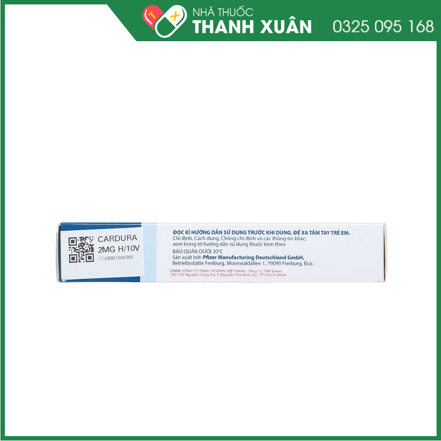 Thuốc điều trị tăng huyết áp hoặc u xơ tuyến tiền liệt Carduran