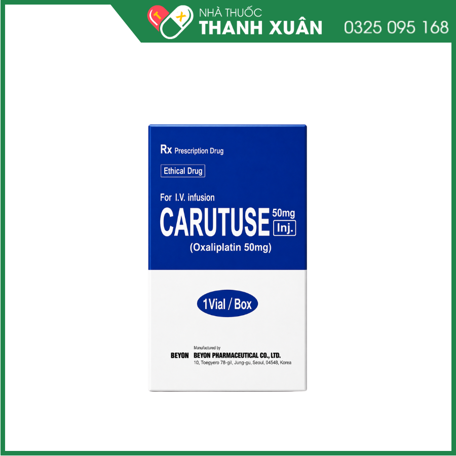 Carutuse Inj. 50mg điều trị ung thư đại tràng