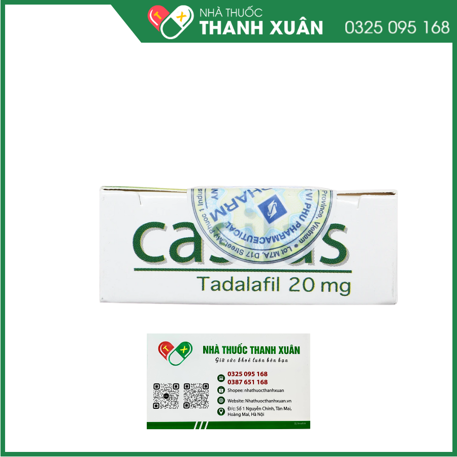 Thuốc Casilas-20 điều trị rối loạn cương dương