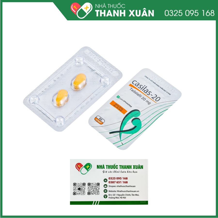 Thuốc Casilas-20 điều trị rối loạn cương dương