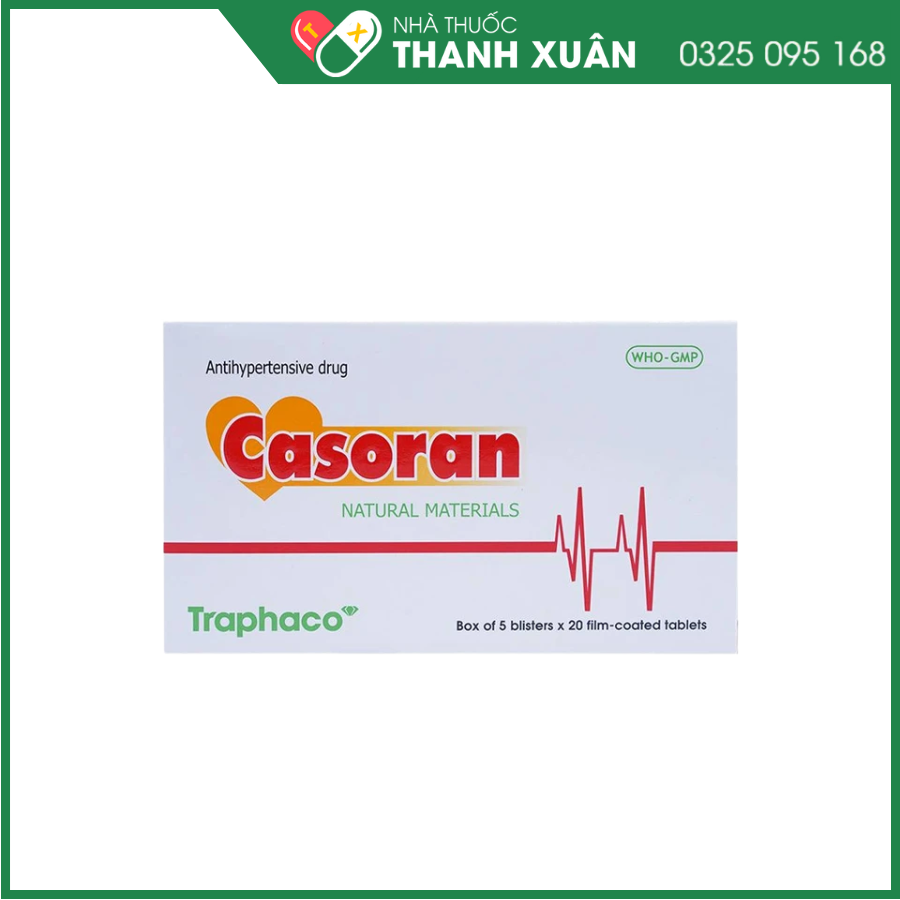 Thuốc hạ huyết áp Casoran