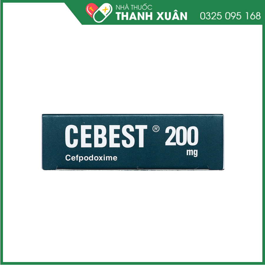 Cebest 200mg trị nhiễm khuẩn từ nhẹ đến trung bình