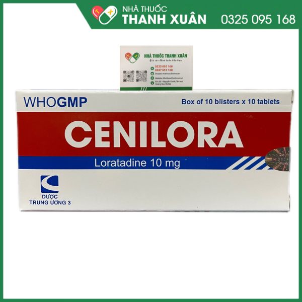 Cenilora - Trị viêm mũi dị ứng, viêm kết mạc dị ứng