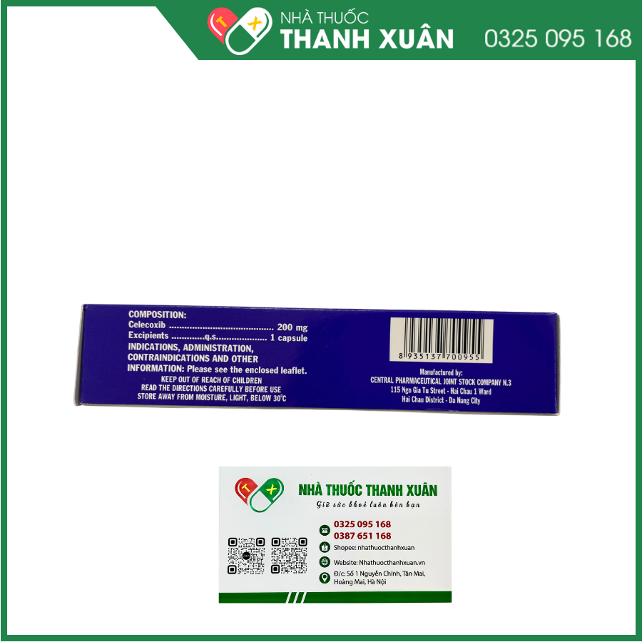 Cenmopen giảm đau, kháng viêm xương khớp