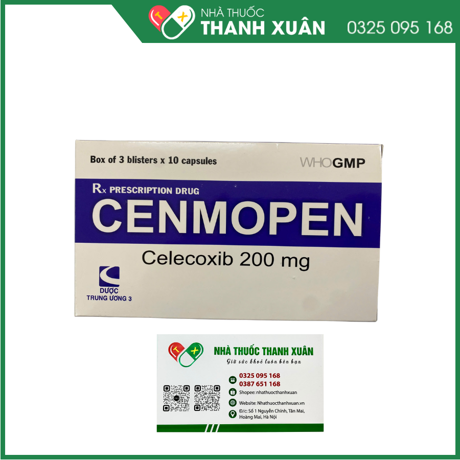 Cenmopen giảm đau, kháng viêm xương khớp