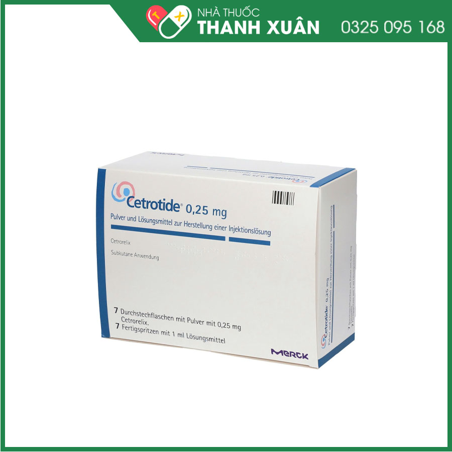 Cetrotide 0,25mg chỉ định phòng ngừa rụng trứng sớm ở phụ nữ cần hỗ trợ sinh sản