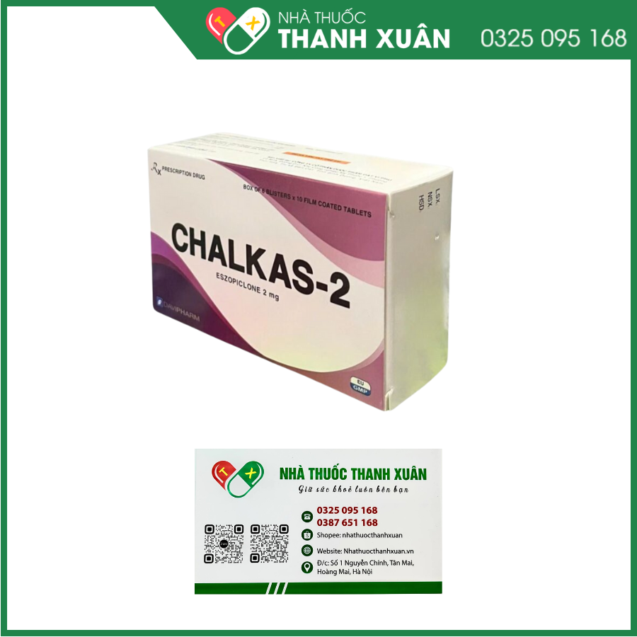 Chalkas-2 điều trị chứng mất ngủ