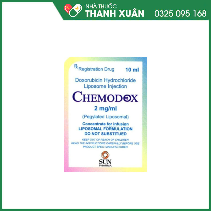 CHEMODOX thuốc điều trị ung thư vú, buồng trứng, ung thư Kaposi và bệnh đa u tủy xương