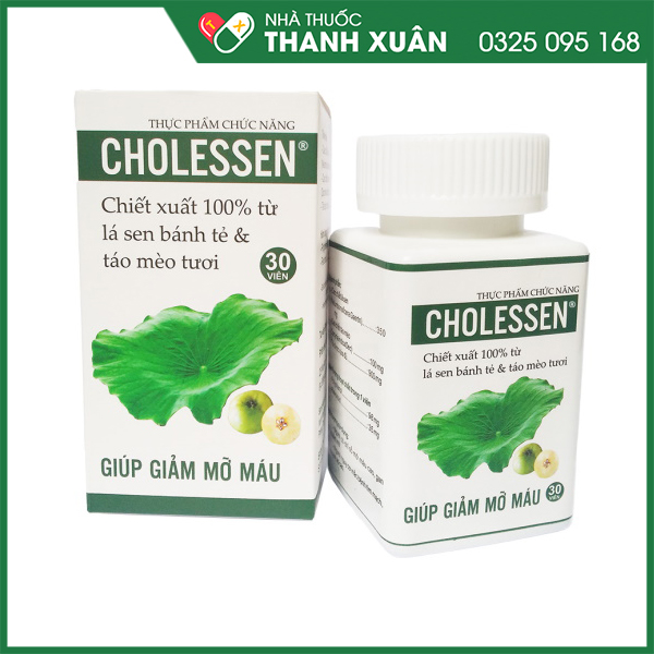 Cholessen hỗ trợ giảm mỡ máu, tăng cường chức năng gan
