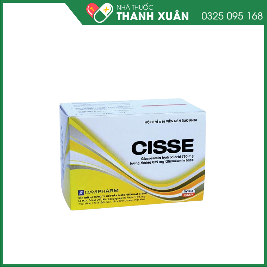 Cisse giảm chứng thoái hoá khớp gối