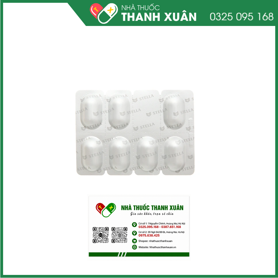 Clarithromycin STELLA 500mg điều trị nhiễm khuẩn