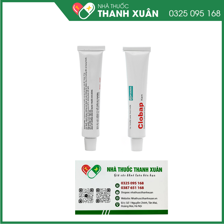 Clobap trị viêm da