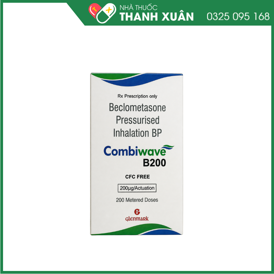 Combiwave B 200 điều trị các cơn hen từ nhẹ đến vừa