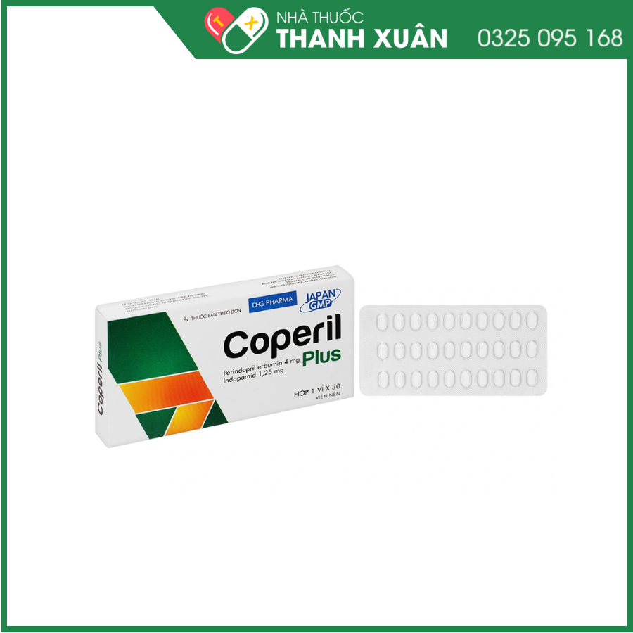 Coperil Plus DHG điều trị tăng huyết áp nguyên phát