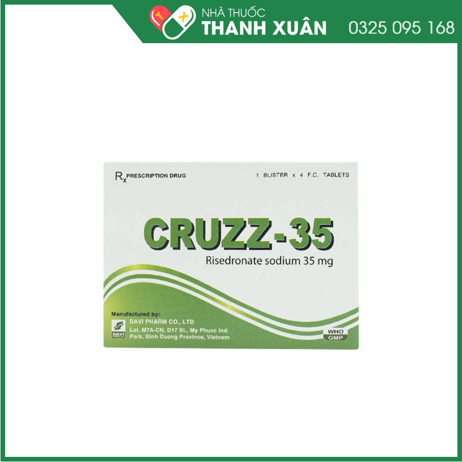 Cruzz-35 phòng và điều trị loãng xương