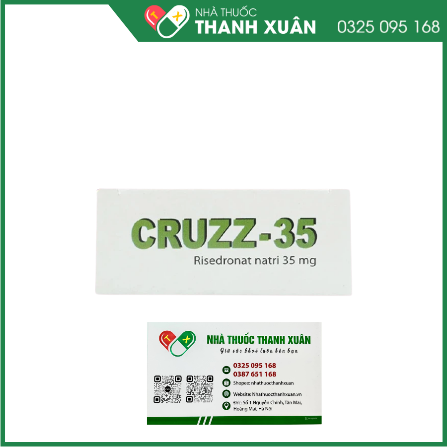 Cruzz-35 phòng và điều trị loãng xương