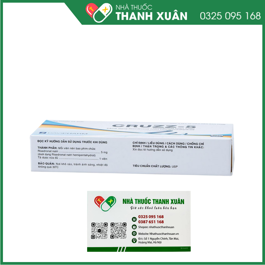 Cruzz-5 điều trị loãng xương ở phụ nữ sau thời kỳ mãn kinh