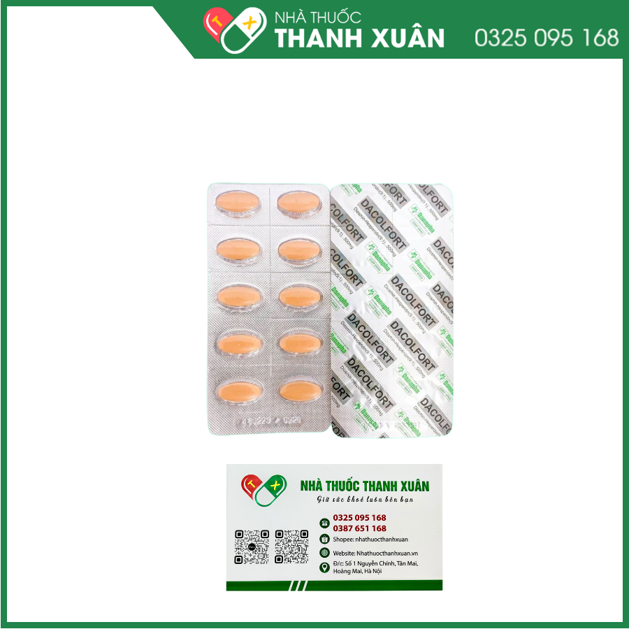 Dacolfort điều trị những triệu chứng có liên quan đến suy tĩnh mạch, mạch bạch huyết