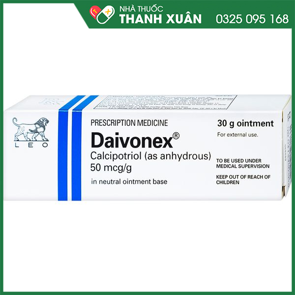 Daivonex trị vảy nến mảng tuýp 30g