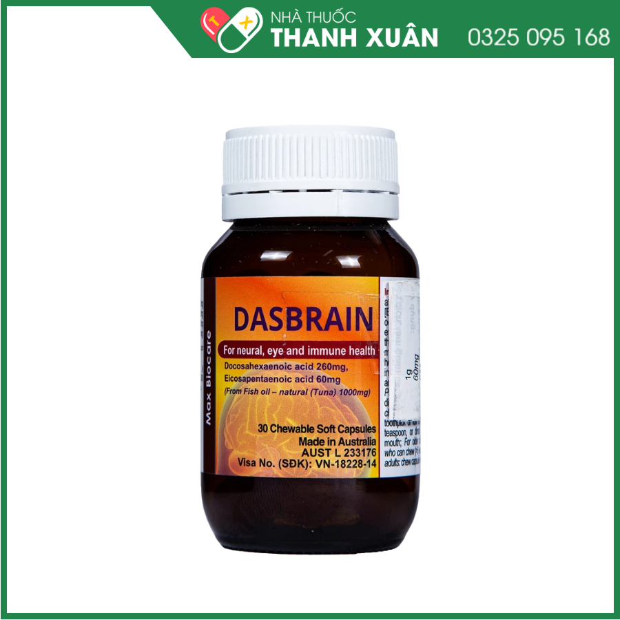 Dasbrain bổ não, tăng cường trí nhớ