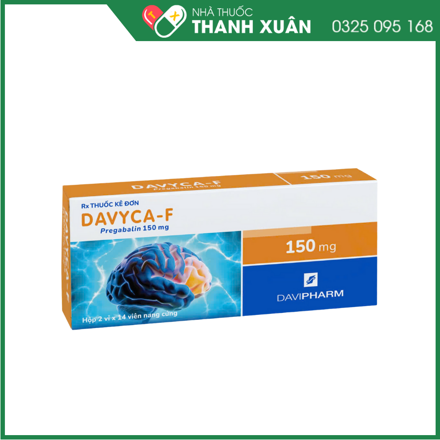 Thuốc Davyca-F điều trị rối loạn lo âu lan tỏa