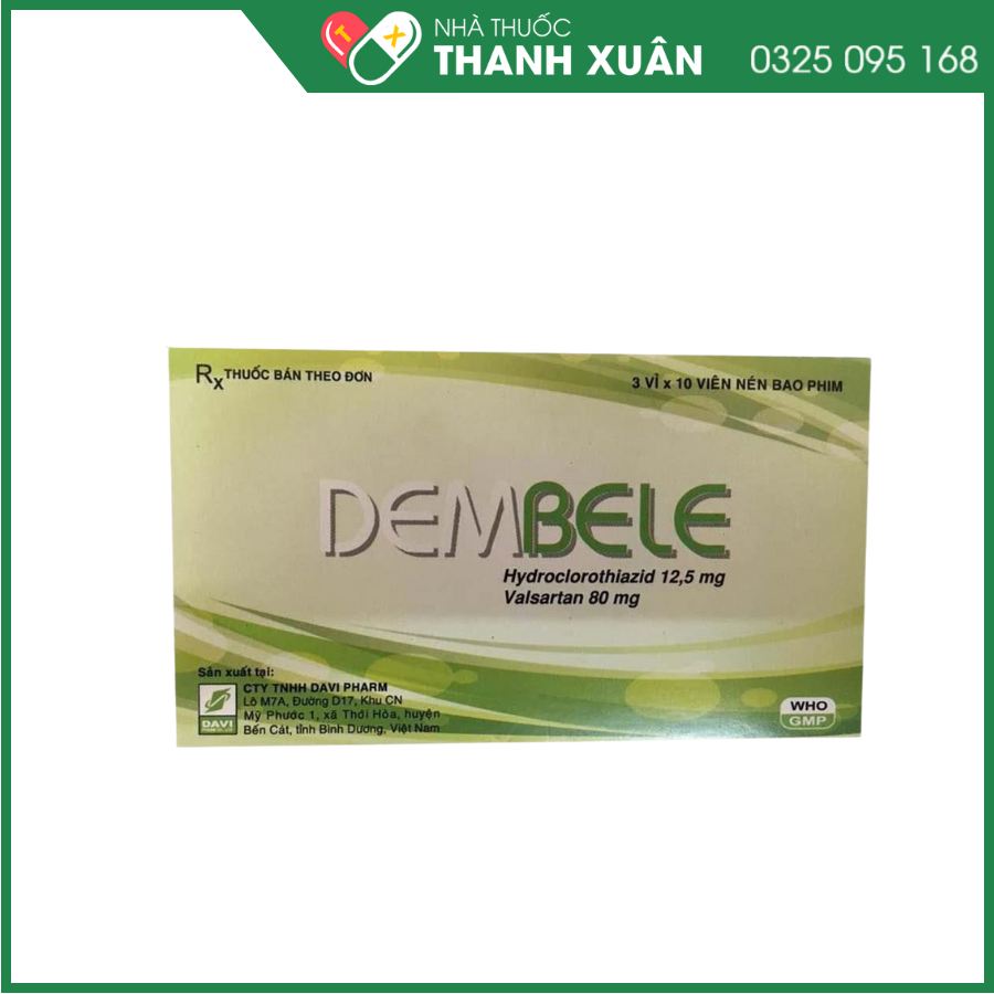 Dembele điều trị tăng huyết áp