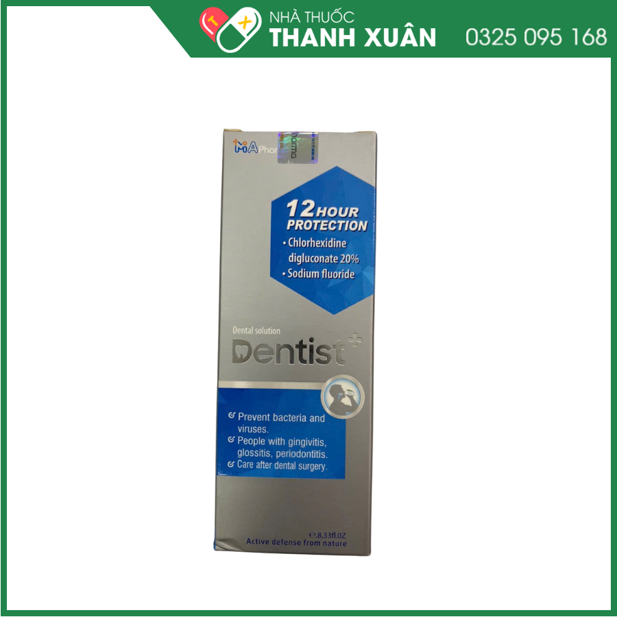 Dung dịch nha khoa Dentist giúp chắc lợi, răng bền