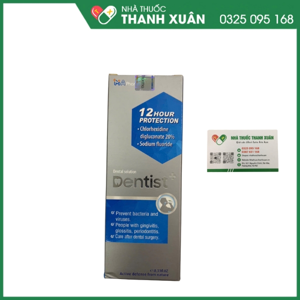 Dung dịch nha khoa Dentist giúp chắc lợi, răng bền