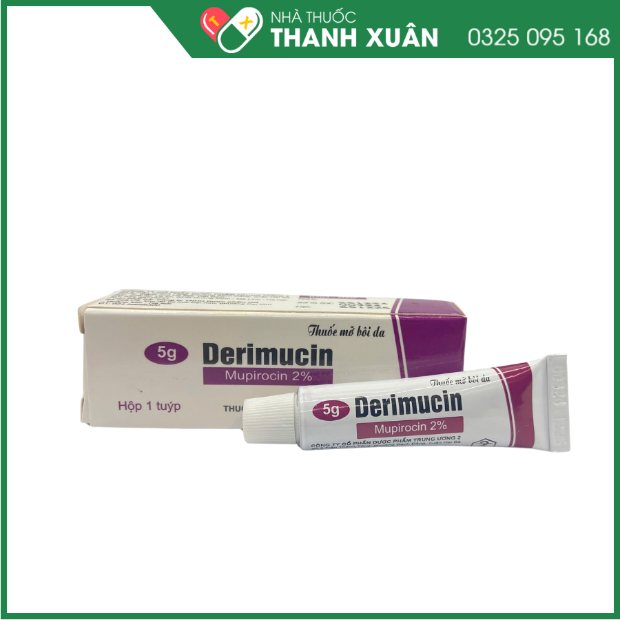 Derimucin - Điều trị nhiễm khuẩn ngoài da