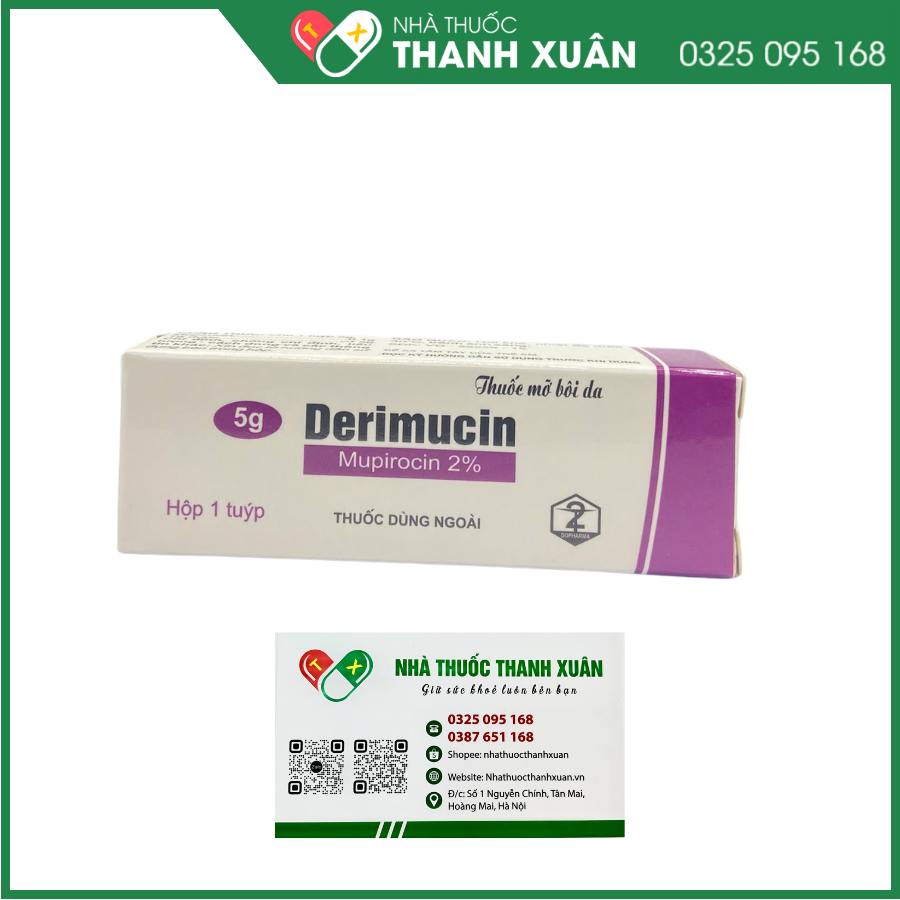Derimucin - Điều trị nhiễm khuẩn ngoài da
