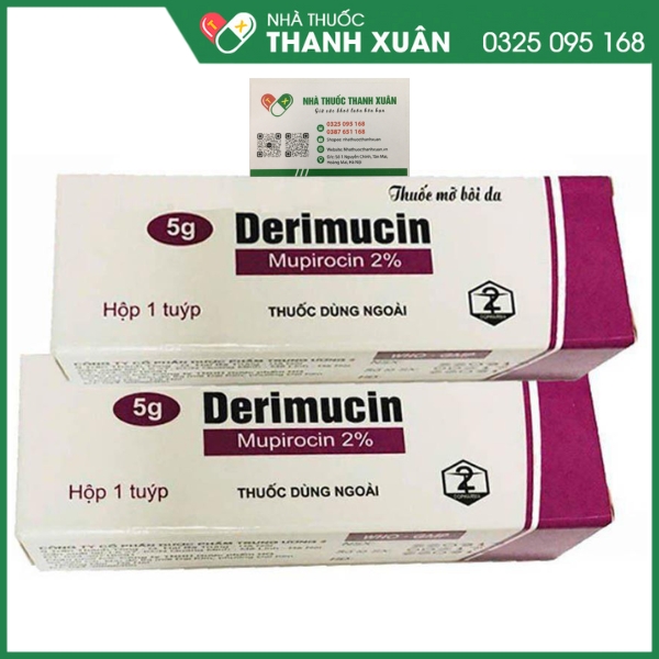 Derimucin - Điều trị nhiễm khuẩn ngoài da