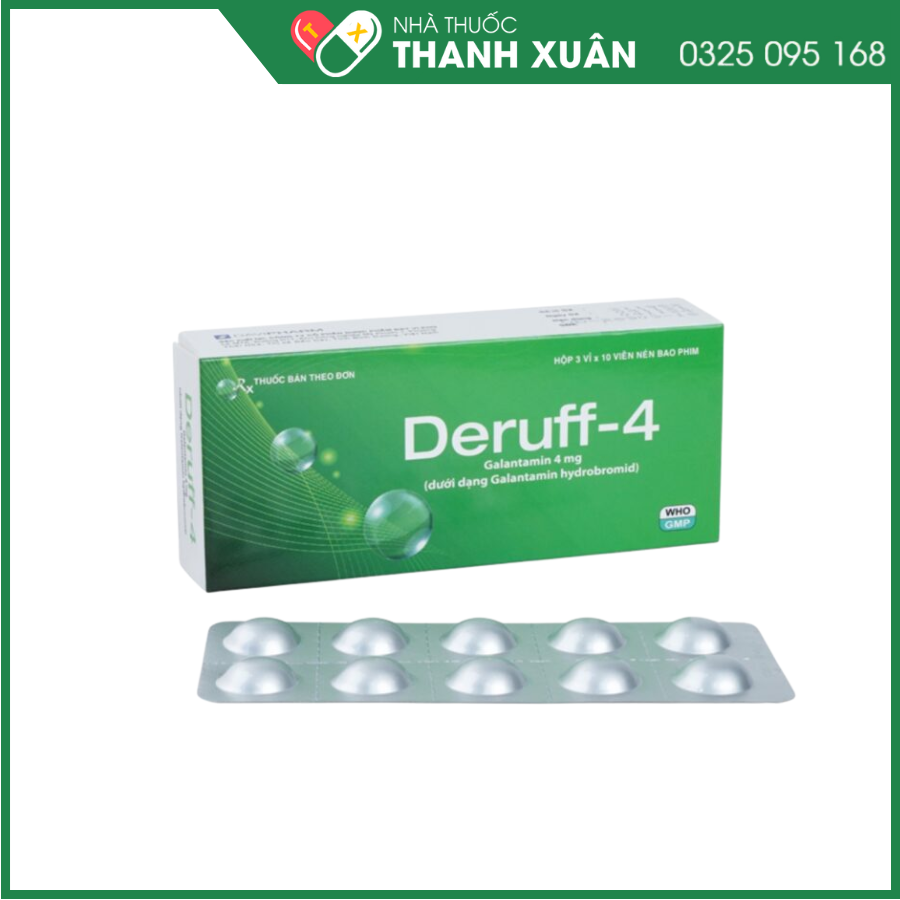 Deruff-4 điều trị chứng sa sút trí tuệ từ nhẹ đến trung bình