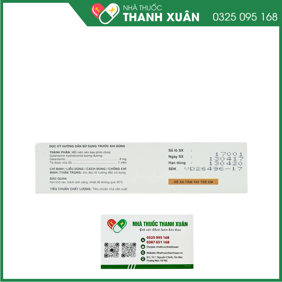 Deruff điều trị chứng sa sút trí tuệ từ nhẹ đến trung bình